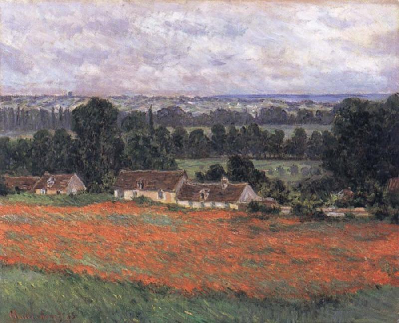 Claude Monet Field of Poppies,Giverny France oil painting art